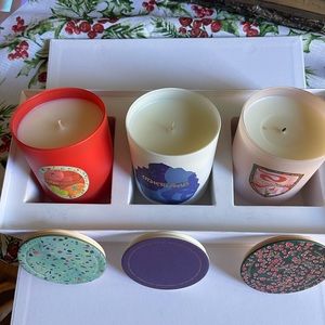 A set of 3 OTHERLAND Candles